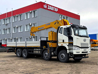 Бортовой FAW CA3310 с КМУ XCMG SQS 200-6_0